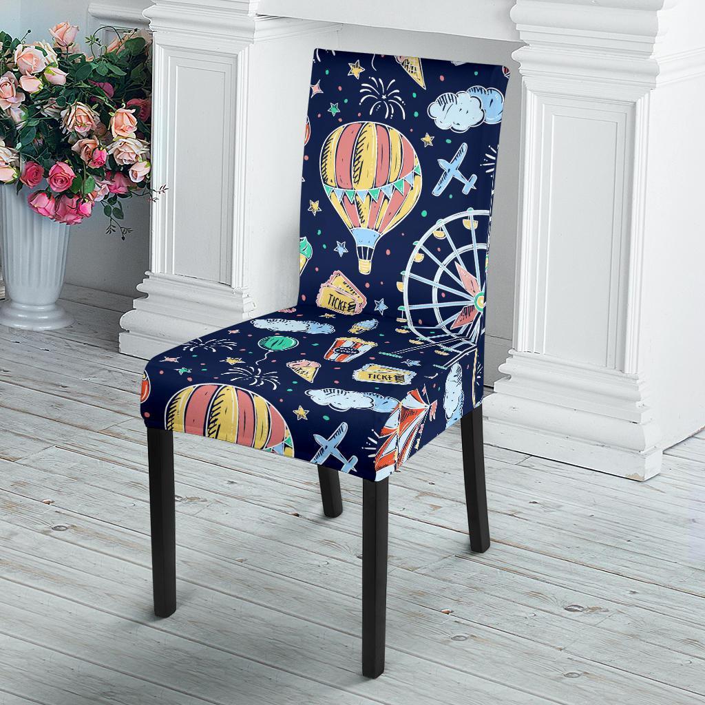 Circus Dream Pattern Print Chair Cover-grizzshop