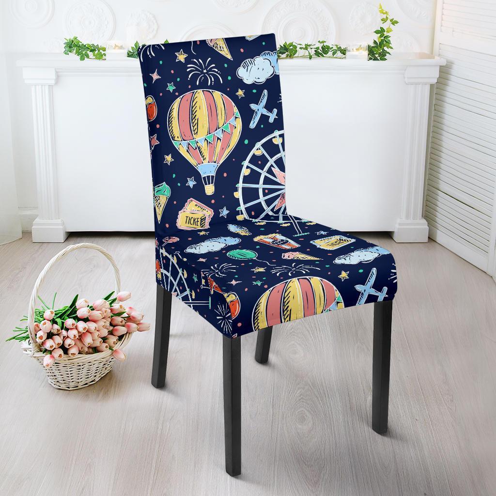 Circus Dream Pattern Print Chair Cover-grizzshop