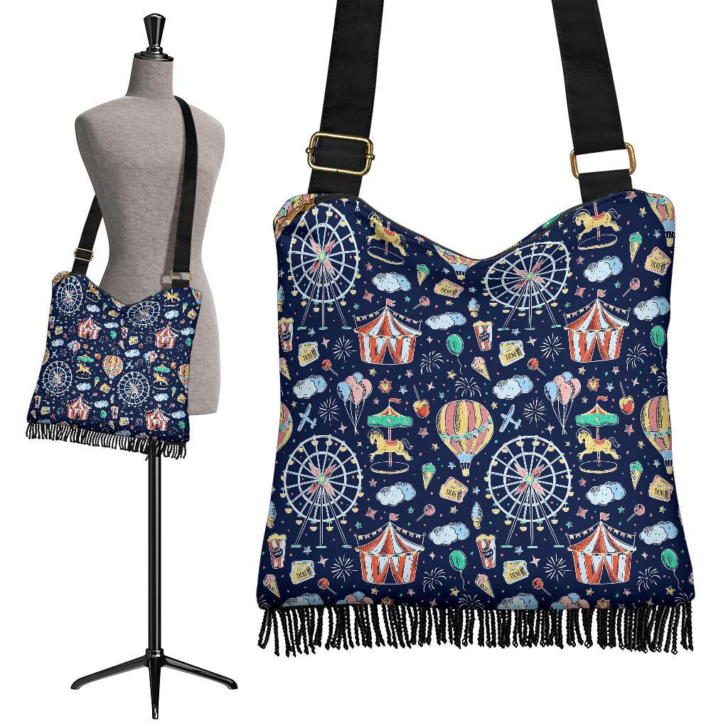 Circus Dream Pattern Print Crossbody bags-grizzshop