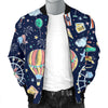 Circus Dream Pattern Print Men's Bomber Jacket-grizzshop