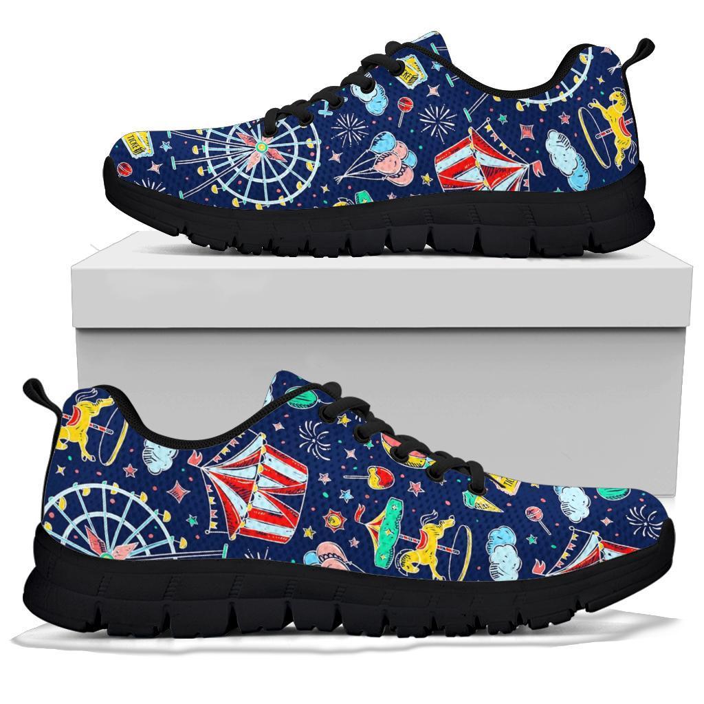 Circus Dream Pattern Print Sneaker Shoes For Men Women-grizzshop