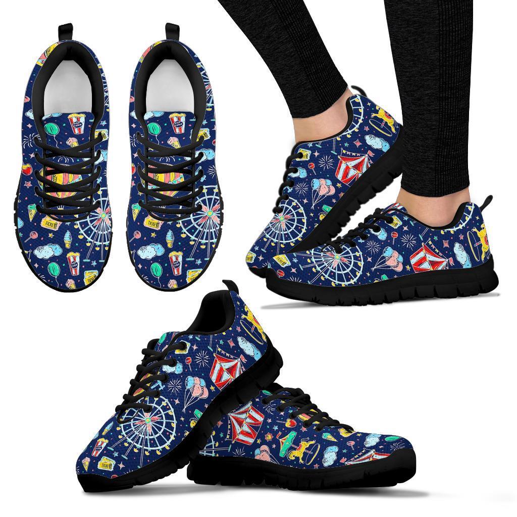 Circus Dream Pattern Print Sneaker Shoes For Men Women-grizzshop