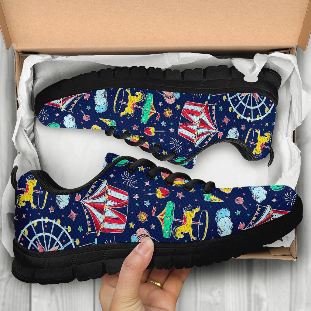 Circus Dream Pattern Print Sneaker Shoes For Men Women-grizzshop