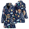 Circus Dream Pattern Print Women Long Robe-grizzshop