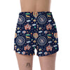 Circus Dream Pattern Print Women's Shorts-grizzshop