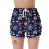 Circus Dream Pattern Print Women's Shorts-grizzshop