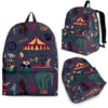 Circus Print Pattern Backpack-grizzshop