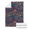 Circus Print Pattern Blanket-grizzshop