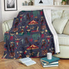 Circus Print Pattern Blanket-grizzshop