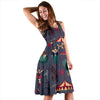 Circus Print Pattern Dress-grizzshop