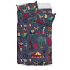 Circus Print Pattern Duvet Cover Bedding Set-grizzshop