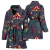 Circus Print Pattern Women Long Robe-grizzshop