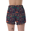 Circus Print Pattern Women's Shorts-grizzshop