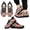 Load image into Gallery viewer, Circus Teddy Bear Pattern Print Black Sneaker Shoes For Men Women-grizzshop