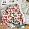 Circus Teddy Bear Pattern Print Blanket-grizzshop