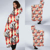 Circus Teddy Bear Pattern Print Hooded Blanket-grizzshop