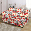 Circus Teddy Bear Pattern Print Loveseat Cover-grizzshop