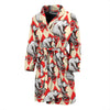 Circus Teddy Bear Pattern Print Men Long Robe-grizzshop