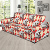 Circus Teddy Bear Pattern Print Sofa Covers-grizzshop