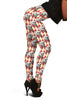 Circus Teddy Bear Pattern Print Women Leggings-grizzshop