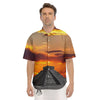 Civilization Mayan Print Men's Short Sleeve Shirts-grizzshop