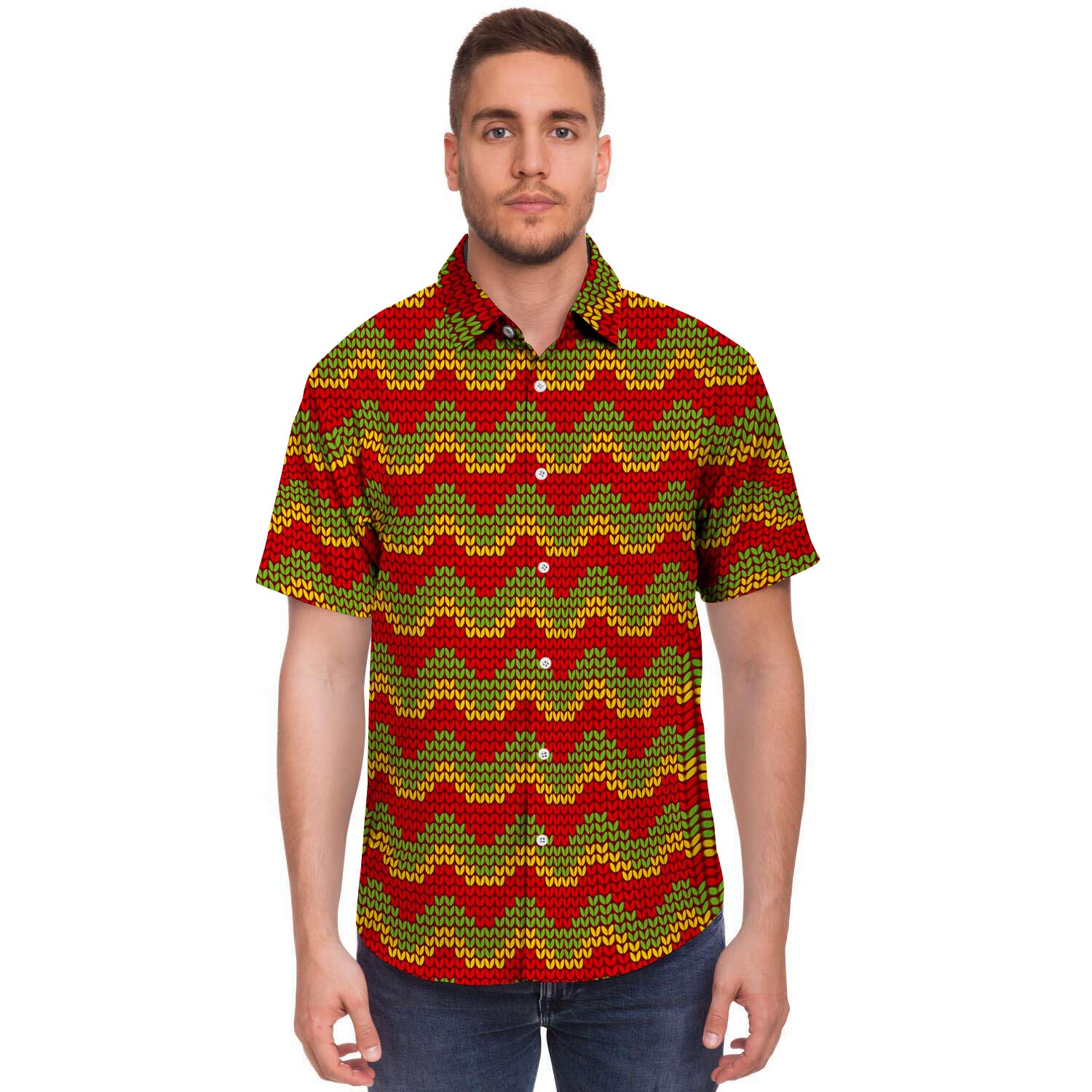 Classic Reggae Men's Short Sleeve Shirt-grizzshop