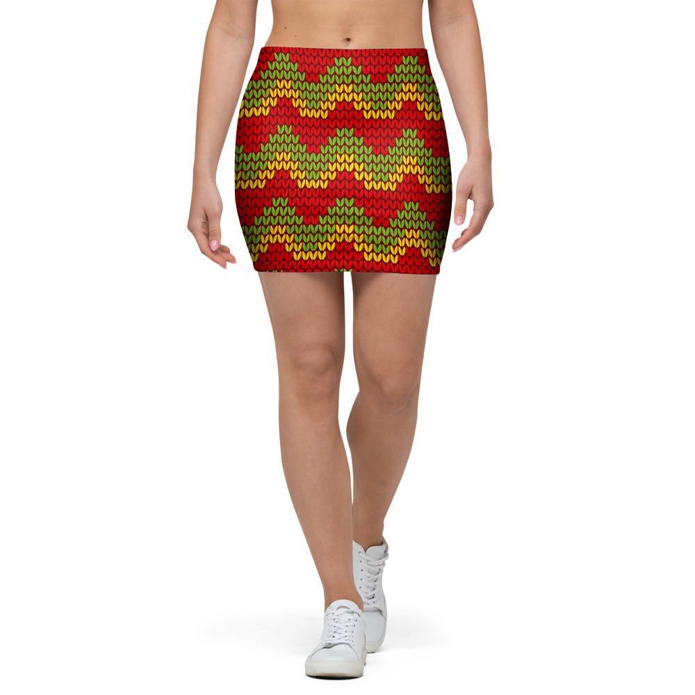 Classic Reggae Mini Skirt-grizzshop