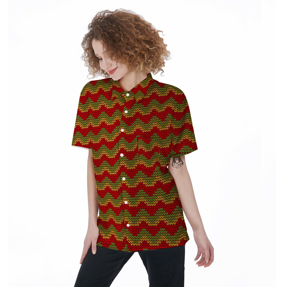 Classic Reggae Women's Short Sleeve Shirts-grizzshop