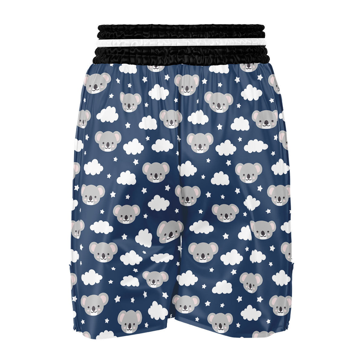 Cloud And Koala Bear Print Pattern Boxing Shorts-grizzshop