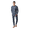 Cloud And Koala Bear Print Pattern Men's Pajamas-grizzshop