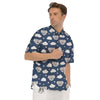 Cloud And Koala Bear Print Pattern Men's Short Sleeve Shirts-grizzshop