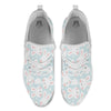 Cloud And Rabbit Print Pattern White Athletic Shoes-grizzshop