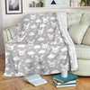 Cloud Bunny Rabbit Pattern Print Blanket-grizzshop