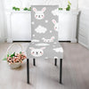 Cloud Bunny Rabbit Pattern Print Chair Cover-grizzshop