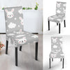 Cloud Bunny Rabbit Pattern Print Chair Cover-grizzshop