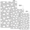 Cloud Bunny Rabbit Pattern Print Floor Mat-grizzshop