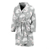 Cloud Bunny Rabbit Pattern Print Men Long Robe-grizzshop