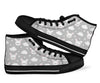 Cloud Bunny Rabbit Pattern Print Men Women's High Top Shoes-grizzshop