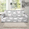 Cloud Bunny Rabbit Pattern Print Sofa Covers-grizzshop