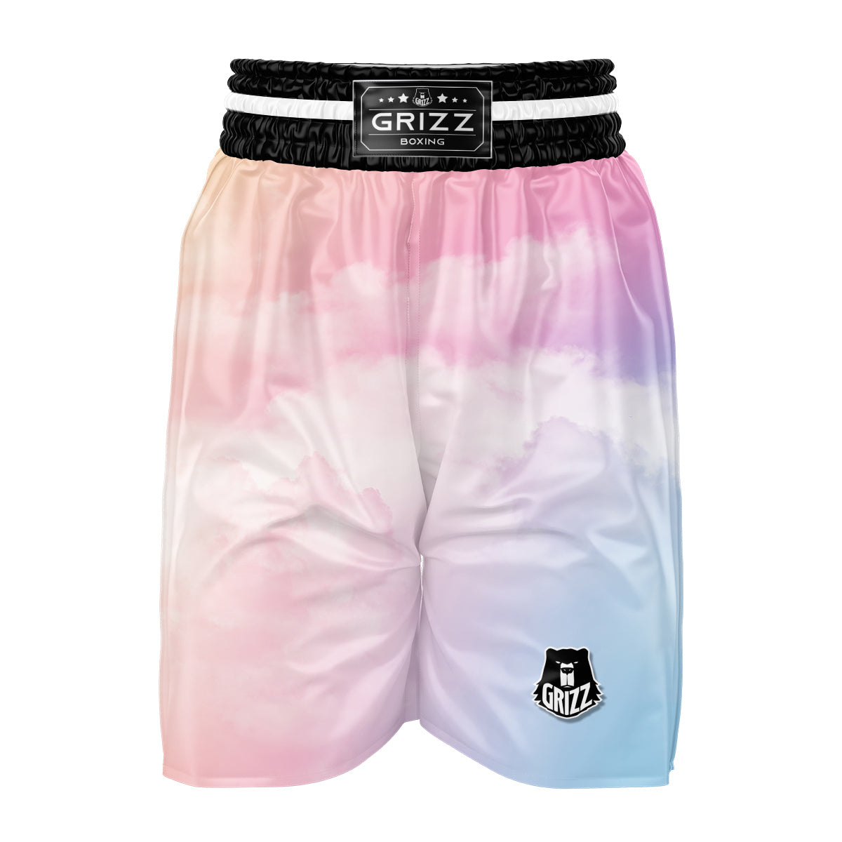 Cloud Coloful Print Boxing Shorts-grizzshop