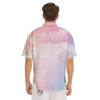 Cloud Coloful Print Men's Short Sleeve Shirts-grizzshop