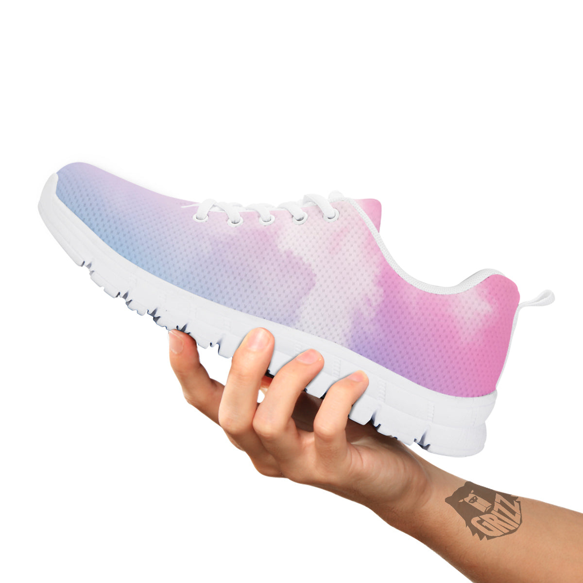 Cloud Coloful Print White Sneaker-grizzshop
