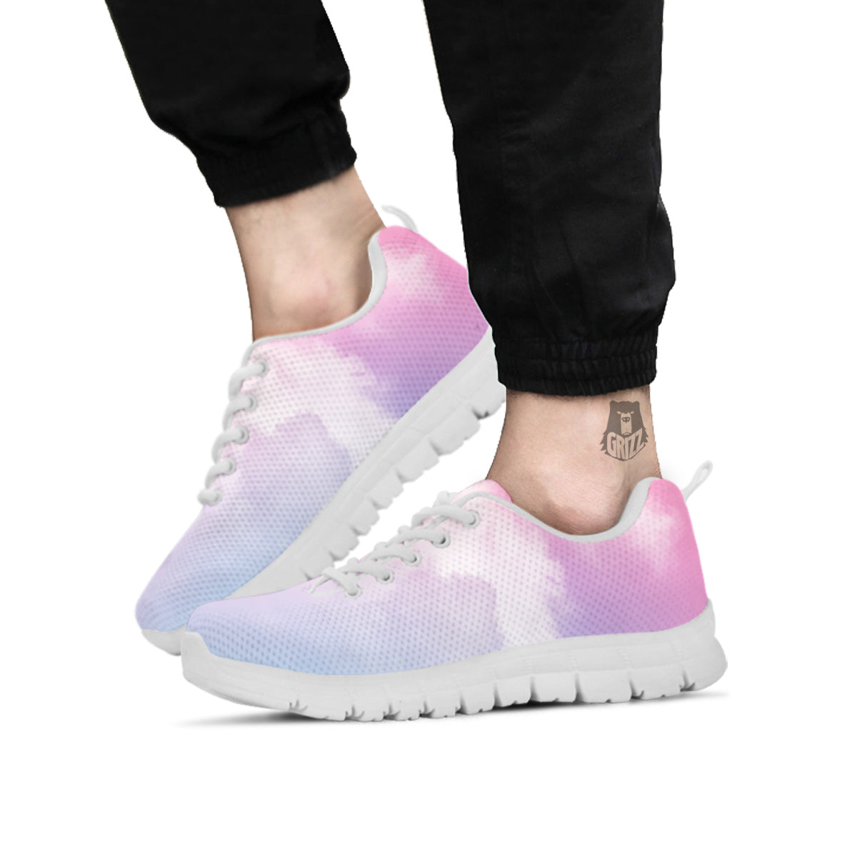 Cloud Coloful Print White Sneaker-grizzshop