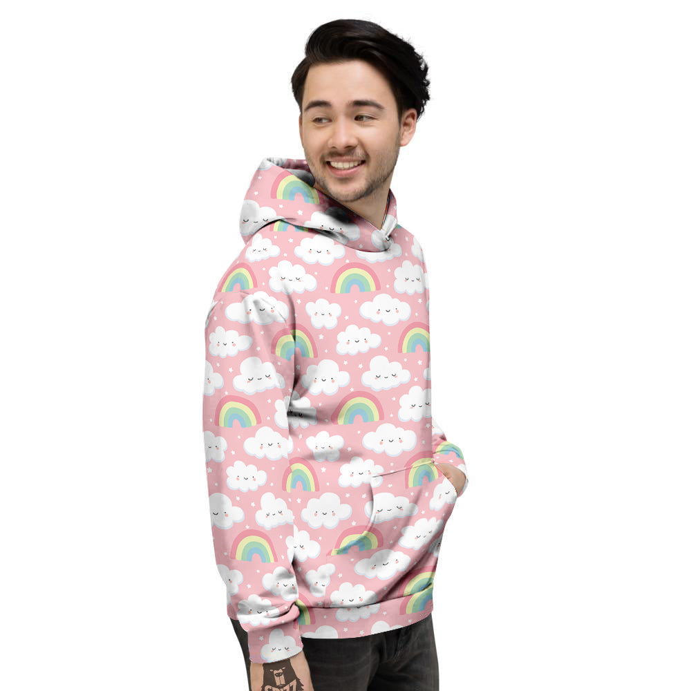 Cloud Cute Print Pattern Men's Hoodie-grizzshop