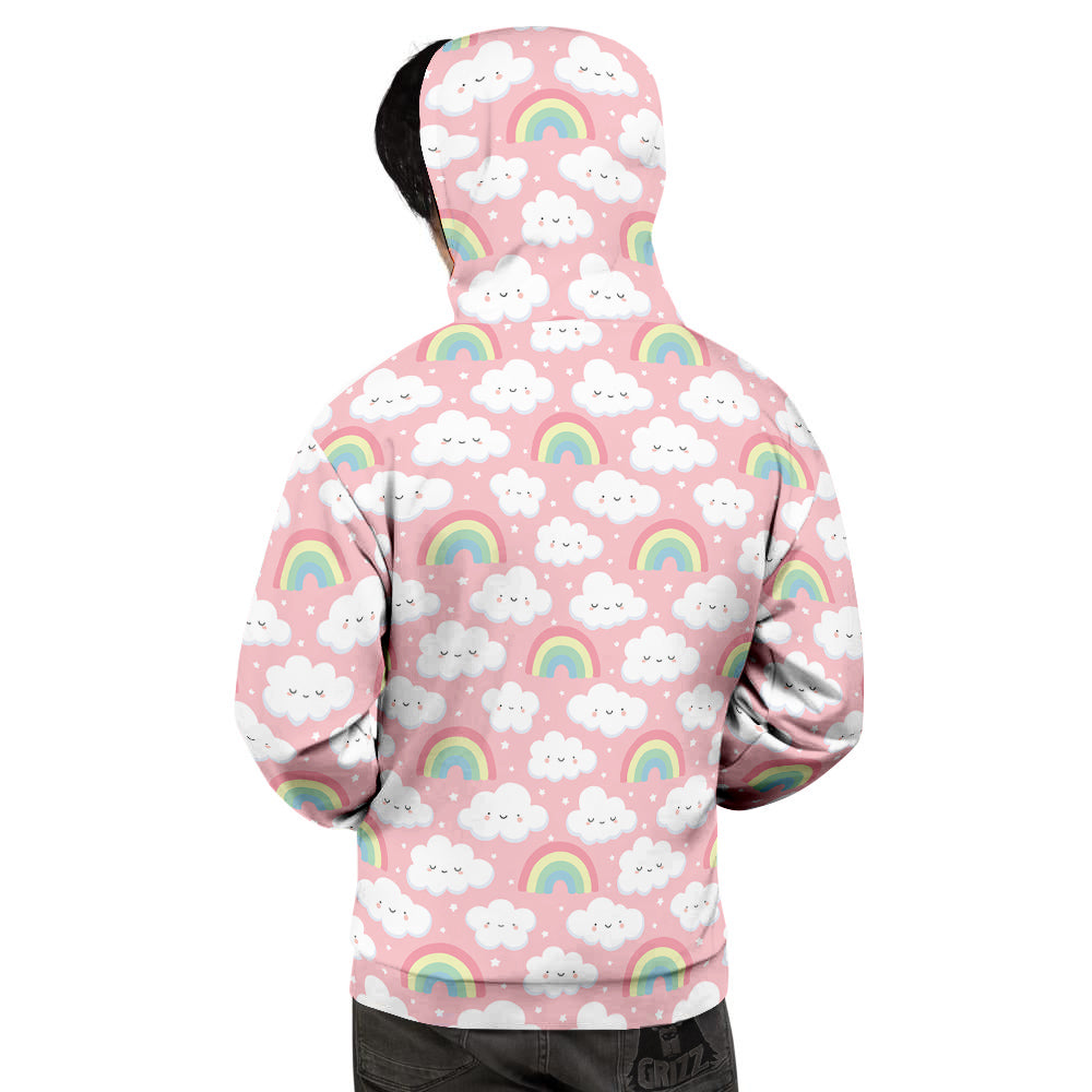 Cloud Cute Print Pattern Men's Hoodie-grizzshop