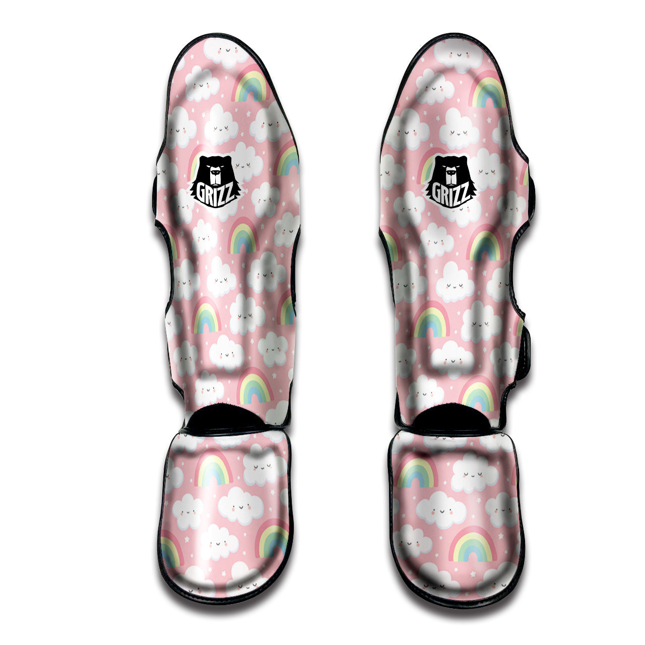 Cloud Cute Print Pattern Muay Thai Shin Guards-grizzshop