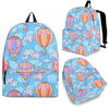 Cloud Hot Air Balloon Pattern Print Backpack-grizzshop