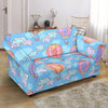 Cloud Hot Air Balloon Pattern Print Loveseat Cover-grizzshop