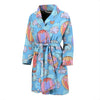 Cloud Hot Air Balloon Pattern Print Men Long Robe-grizzshop