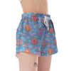 Cloud Hot Air Balloon Pattern Print Women's Shorts-grizzshop